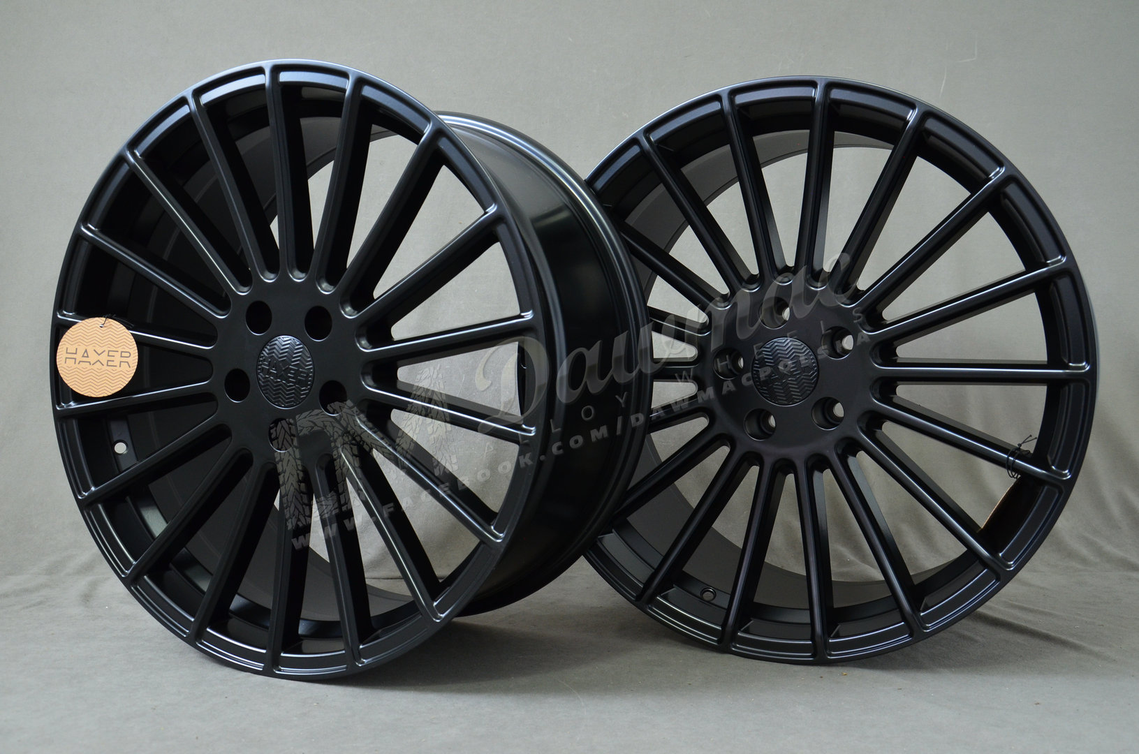 Haxer HX010 21" 9J ET30 + 10,5J ET40 5x120 Black Half Matt - obrazek 4