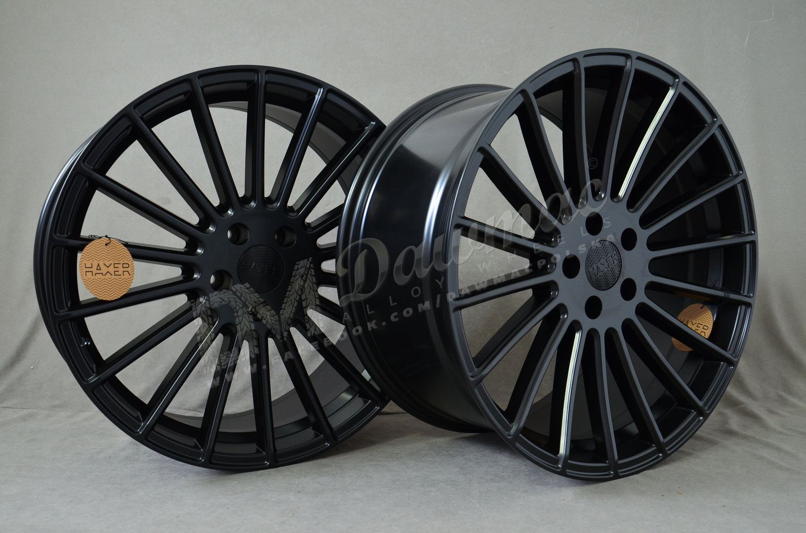 Haxer HX010 21" 9J ET30 + 10,5J ET40 5x120 Black Half Matt - obrazek 5