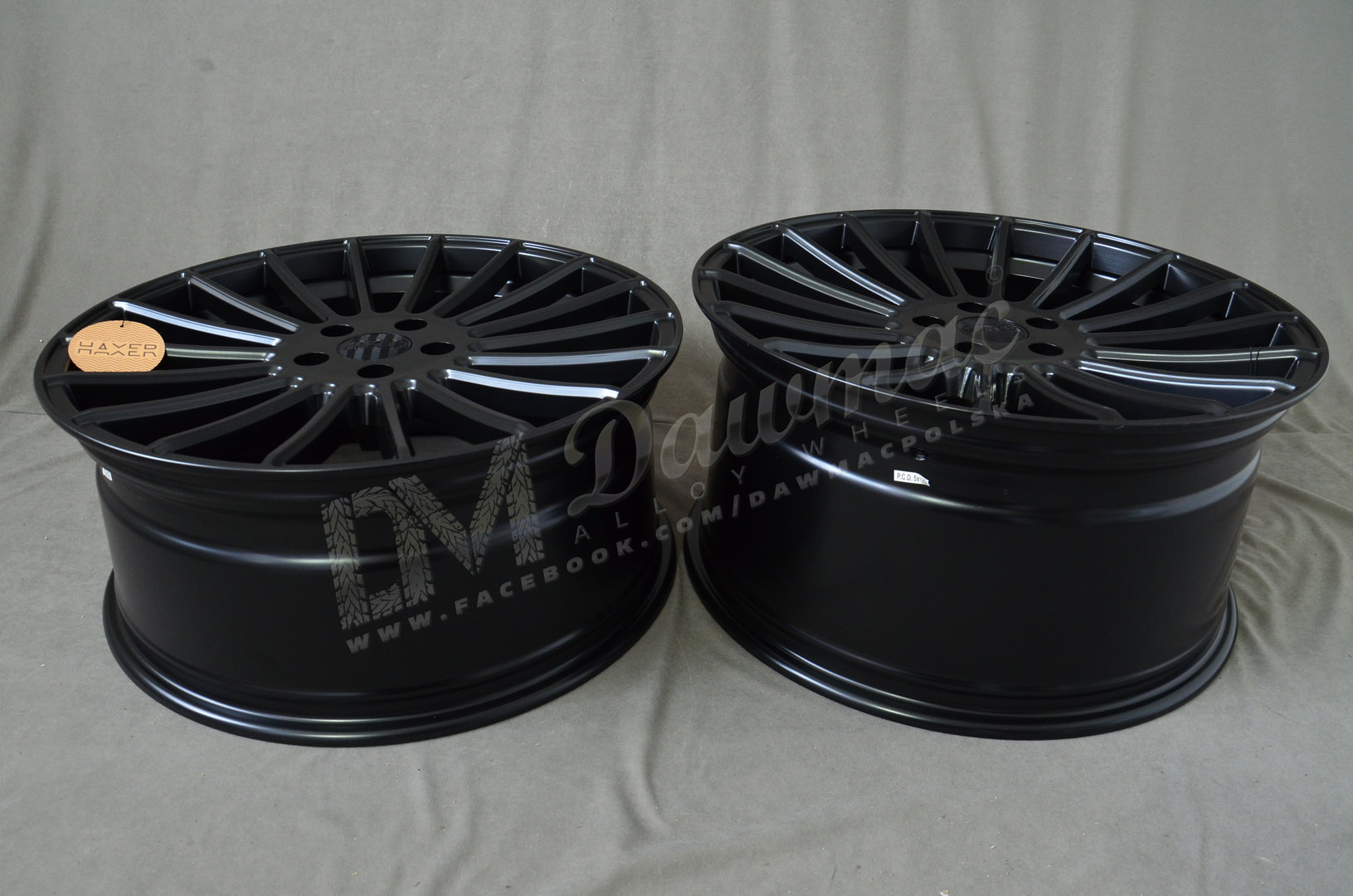 Haxer HX010 21" 9J ET30 + 10,5J ET40 5x120 Black Half Matt - obrazek 7