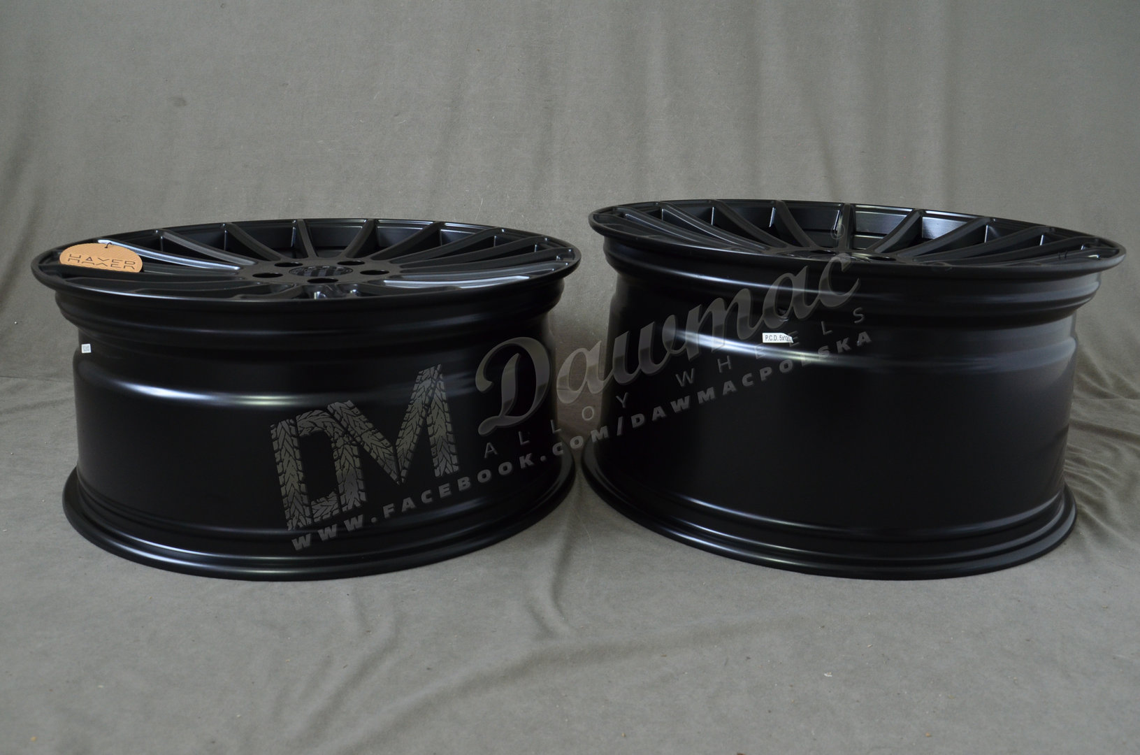 Haxer HX010 21" 9J ET30 + 10,5J ET40 5x120 Black Half Matt - obrazek 8