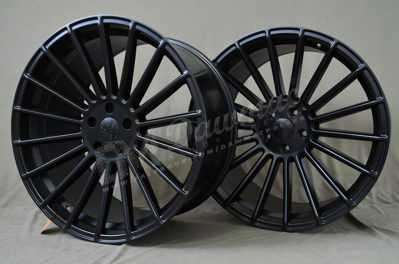 Haxer HX010 22" 10,5J ET38 + 11,5J ET40 5x112 Black Half Matt - obrazek 5