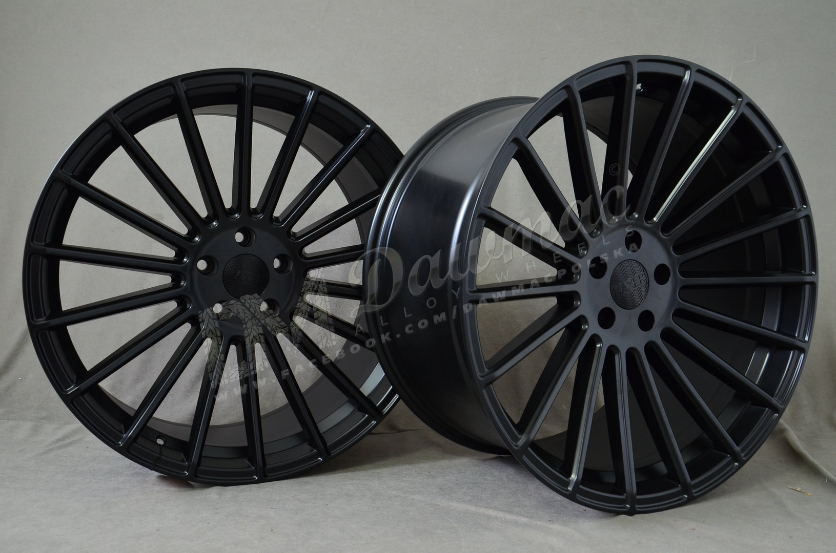 Haxer HX010 22" 10,5J ET40 + 11,5J ET38 5x120 Black Half Matt - obrazek 4