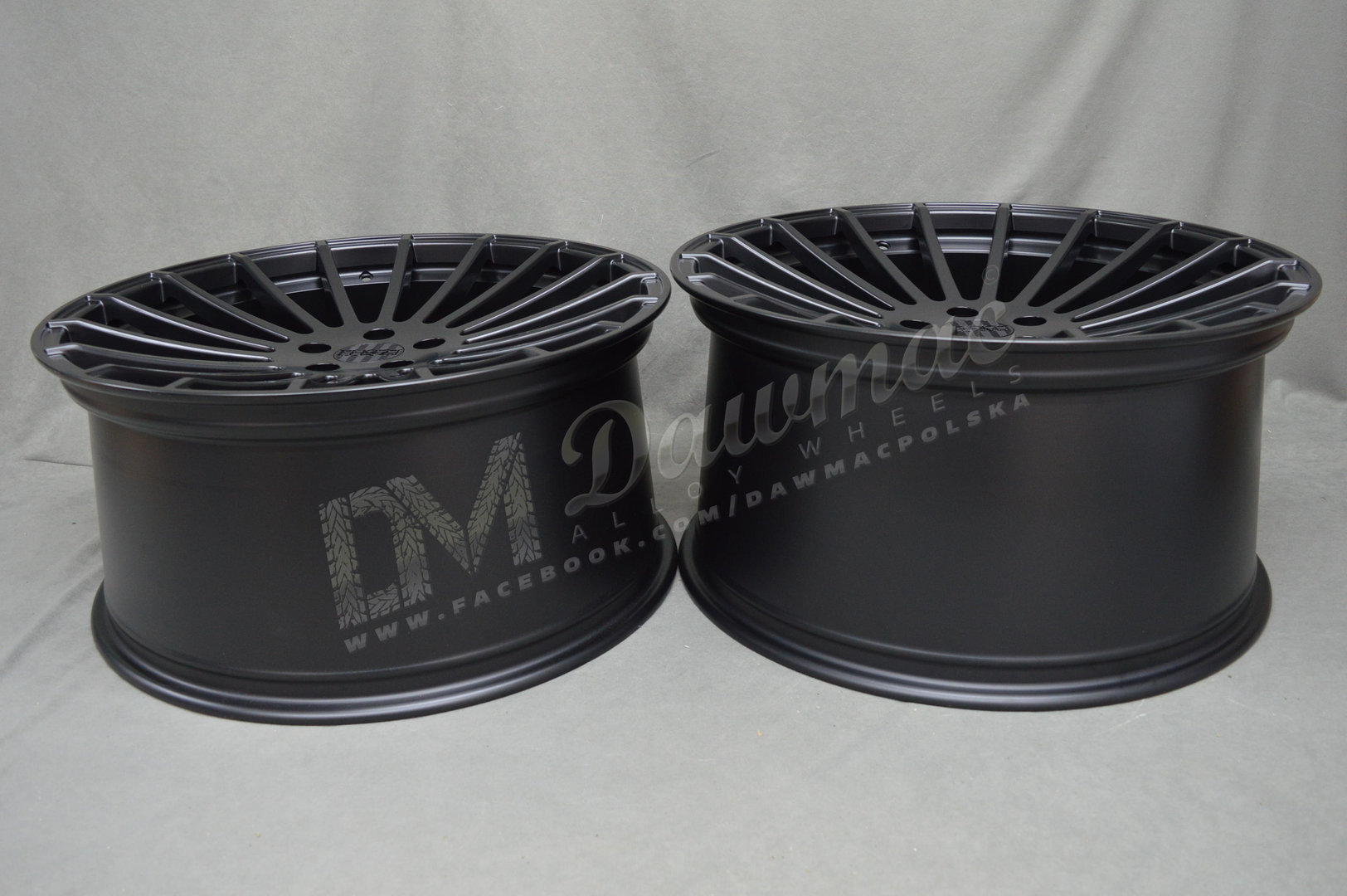 Haxer HX010 22" 9J ET30 + 10,5J ET40 5x112 Black Half Matt - obrazek 7