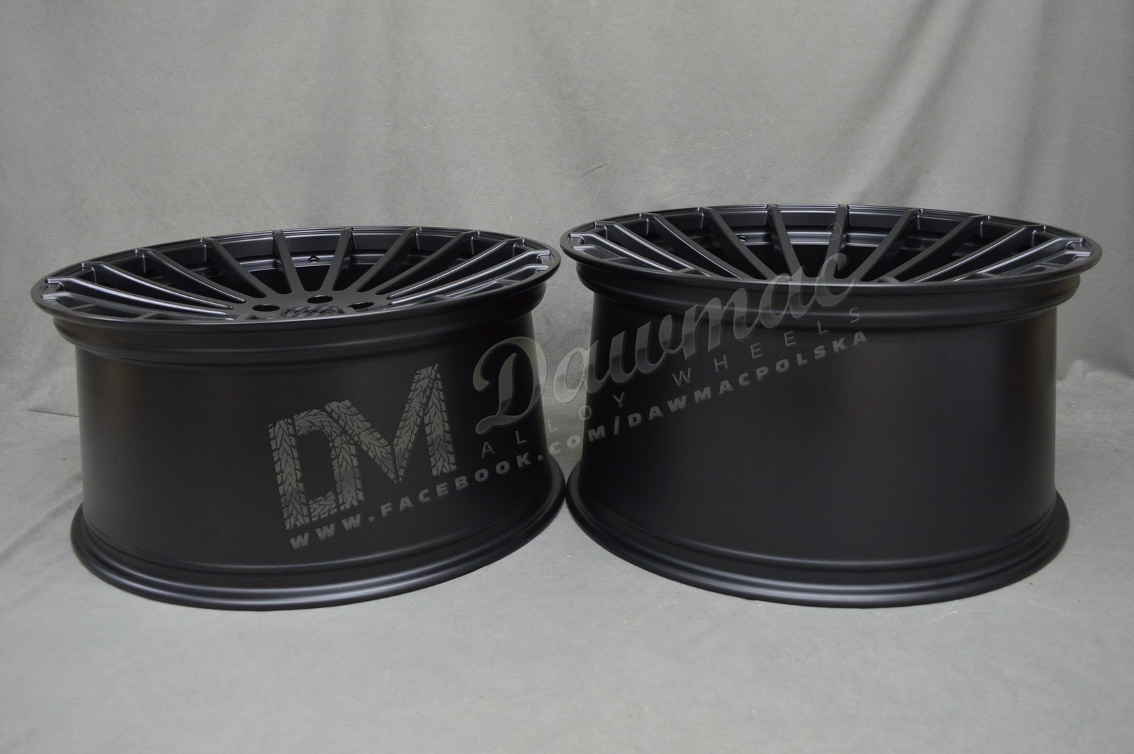 Haxer HX010 22" 9J ET30 + 10,5J ET40 5x112 Black Half Matt - obrazek 8