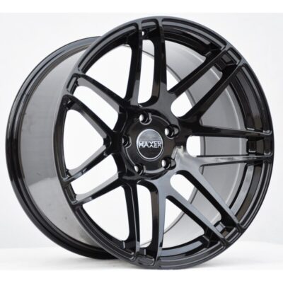 Haxer HX020 19" 9J ET20 + 10J ET15 5x120 Black Perl