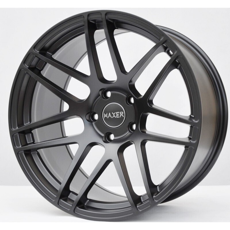 Haxer HX020 19" 9J ET20 + 10J ET15 5x120 Matt Black - obrazek 3