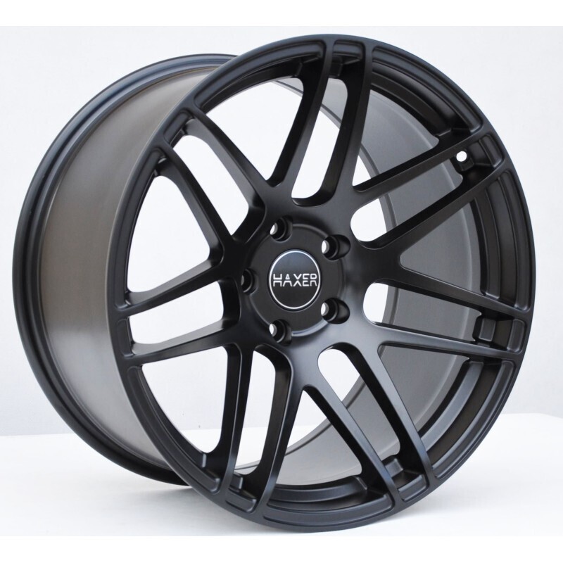 Haxer HX020 19" 9J ET20 + 10J ET15 5x120 Matt Black - obrazek 4
