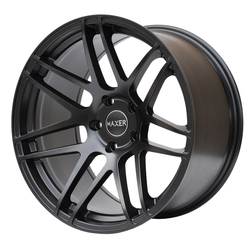 Haxer HX020 19" 9J ET20 + 10J ET15 5x120 Matt Black - obrazek 5