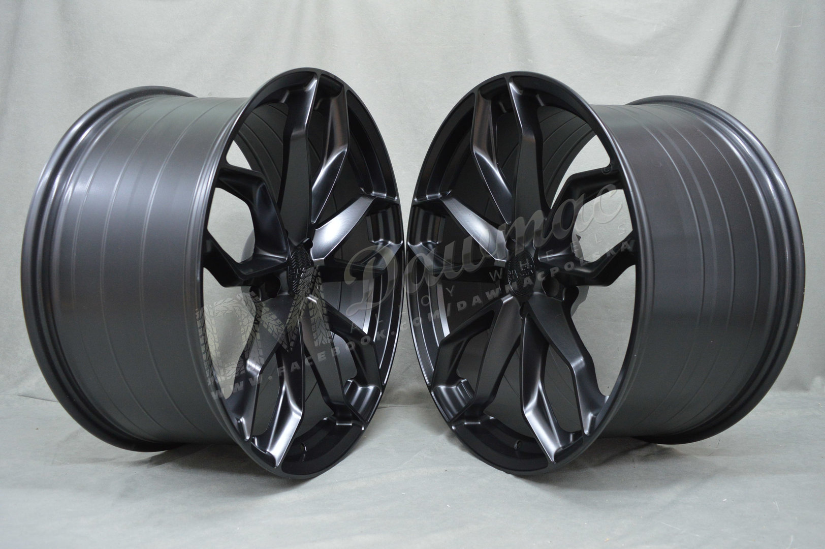 Haxer HX021 21" 10J ET40 + 11J ET38 5x120 Black Half Matt - obrazek 3