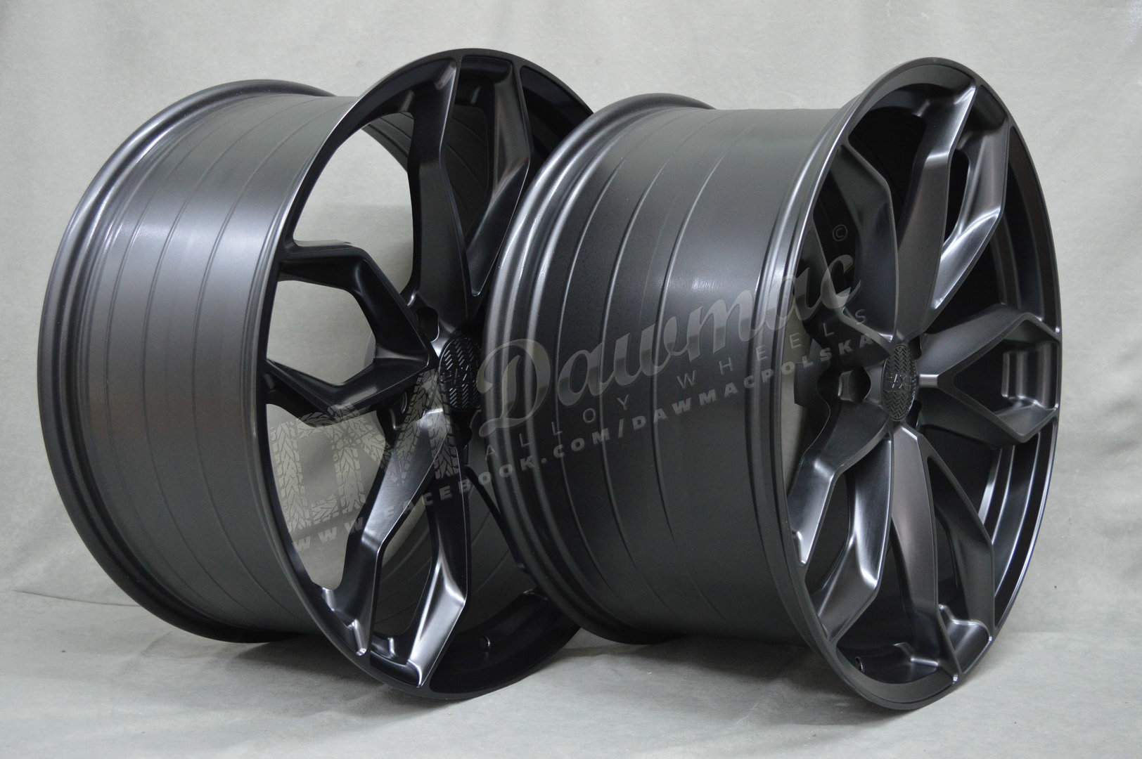 Haxer HX021 21" 10J ET40 + 11J ET38 5x120 Black Half Matt - obrazek 4