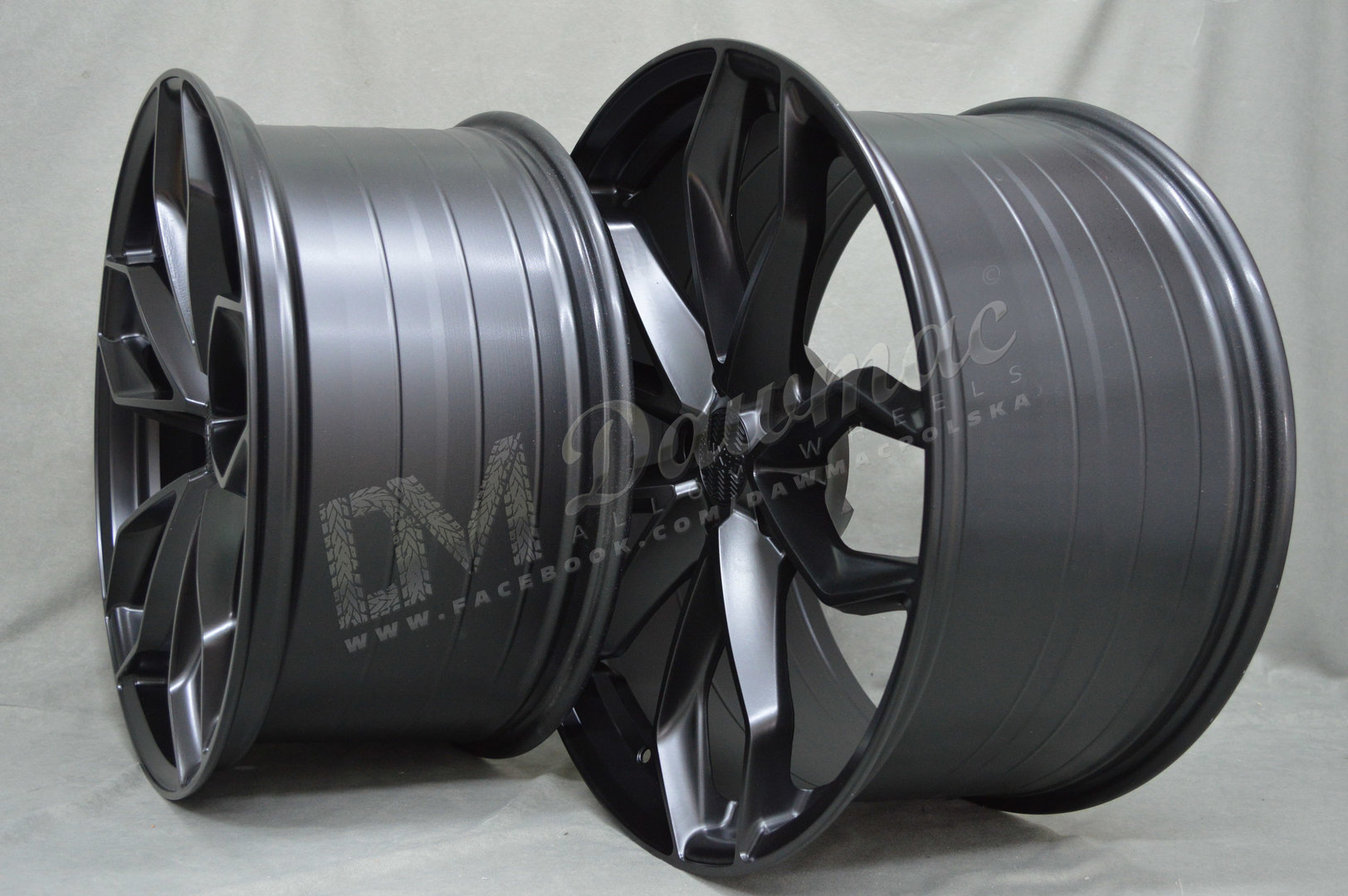 Haxer HX021 21" 10J ET40 + 11J ET38 5x120 Black Half Matt - obrazek 5