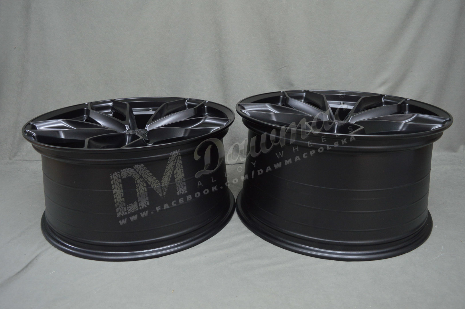 Haxer HX021 21" 10J ET40 + 11J ET38 5x120 Black Half Matt - obrazek 7