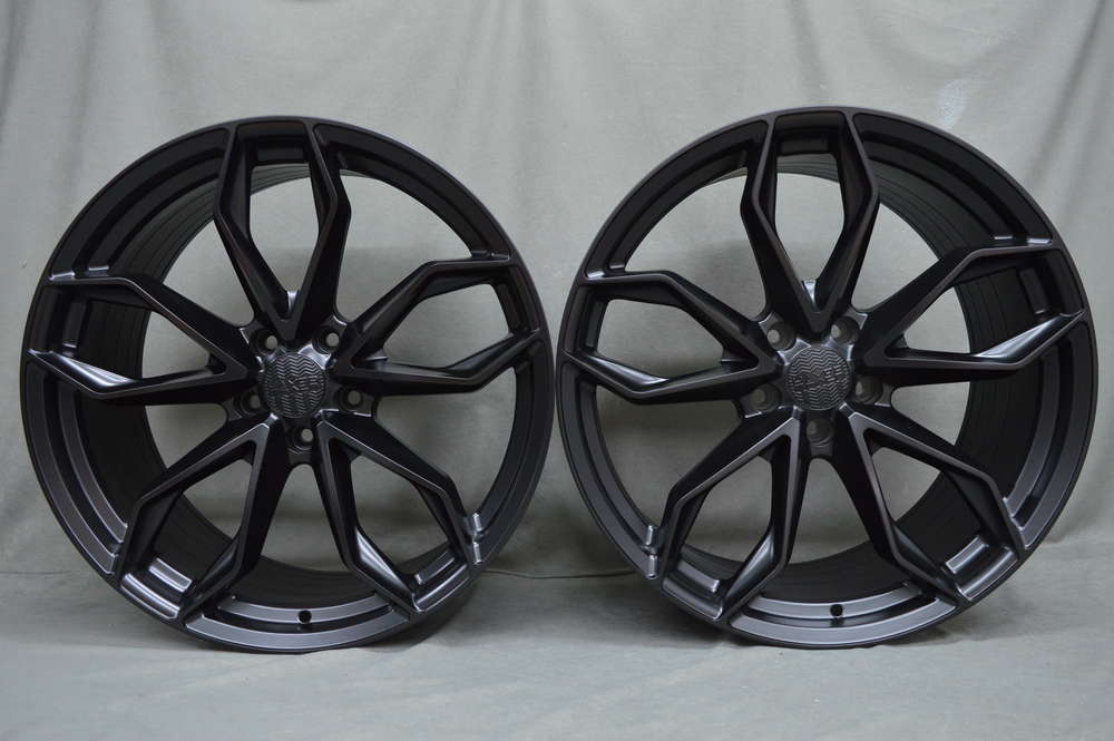 Haxer HX021 21" 10J ET46 + 11J ET38 5x112 Black Half Matt