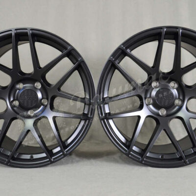 Haxer HX022 19" 9J ET30 + 10J ET30 5x120 Black Half Matt