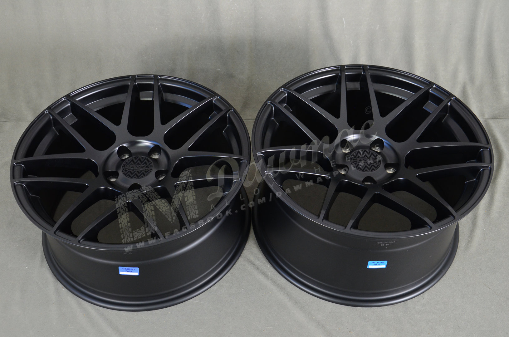 Haxer HX022 19" 9J ET30 + 10J ET30 5x120 Black Half Matt - obrazek 6