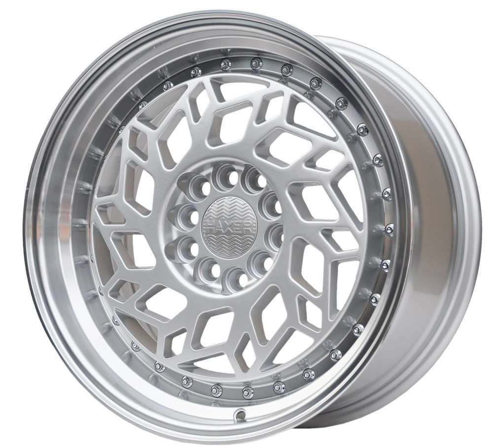 Haxer HX027 17" 8J ET30 + 9J ET30 5x112 Machined Silver