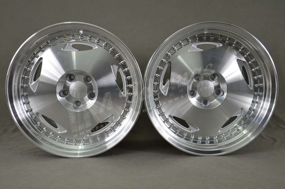 Haxer HX029 18" 9J ET22 + 10J ET22 5x112 Machined Silver