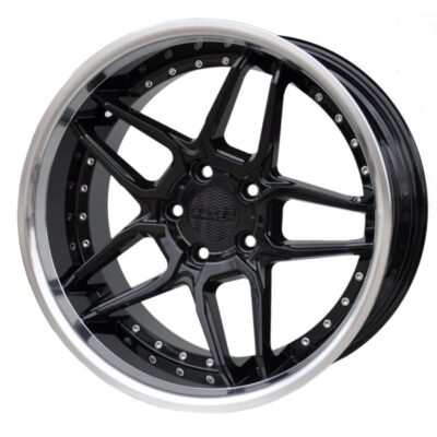 Haxer HX030 (SA01 B) 18" 8,5J ET20 + 10J ET15 5x120 Black