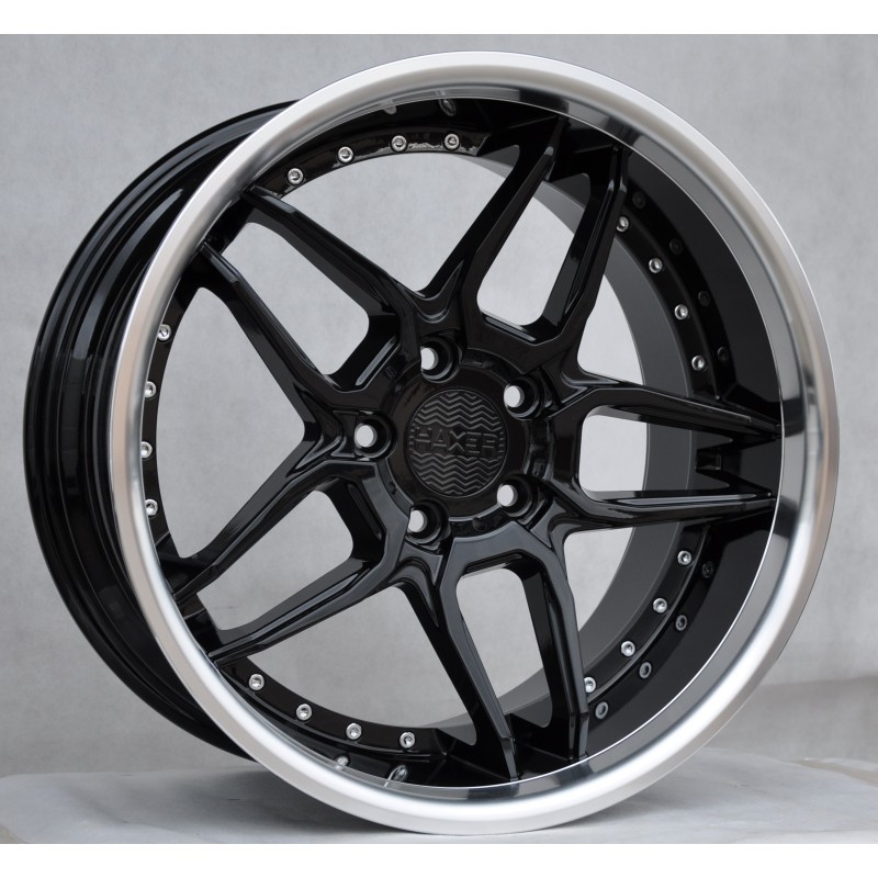Haxer HX030 (SA01 B) 18" 8,5J ET20 + 10J ET15 5x120 Black - obrazek 5