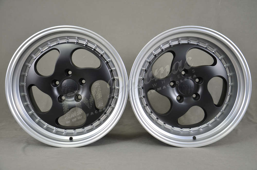 Haxer HX032 18" 8,5J ET25 + 9,75J ET20 5x120 Black Half Matt Machine Lip