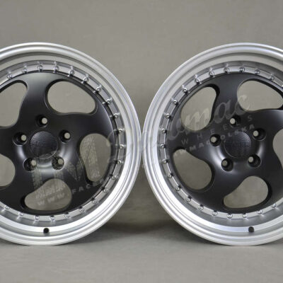 Haxer HX032 18" 8,5J ET35 + 9,75J ET30 5x120 Black Half Matt Machine Lip