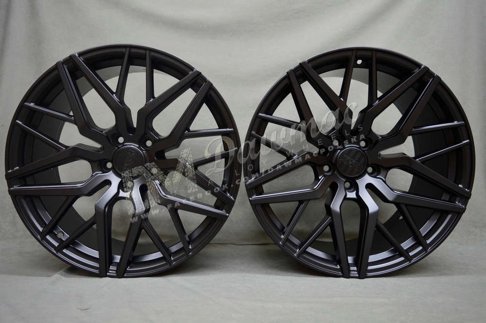 Haxer HX035 20" 8,5J ET33 + 10J ET38 5x120 Black Half Matt