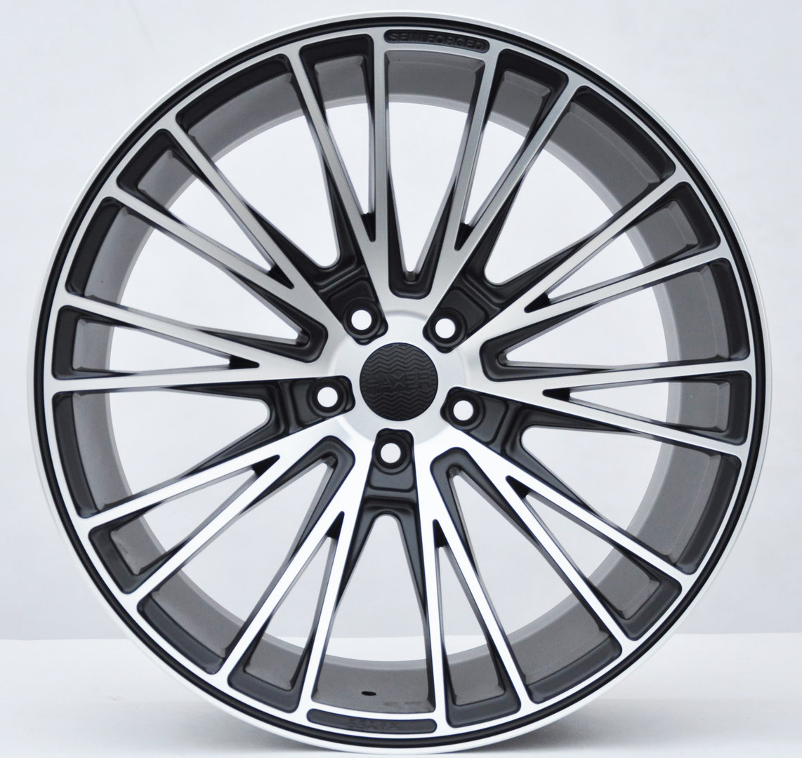 Haxer HX040 20" 8,5J ET35 + 10J ET40 5x112 Matt Black Machined - obrazek 3