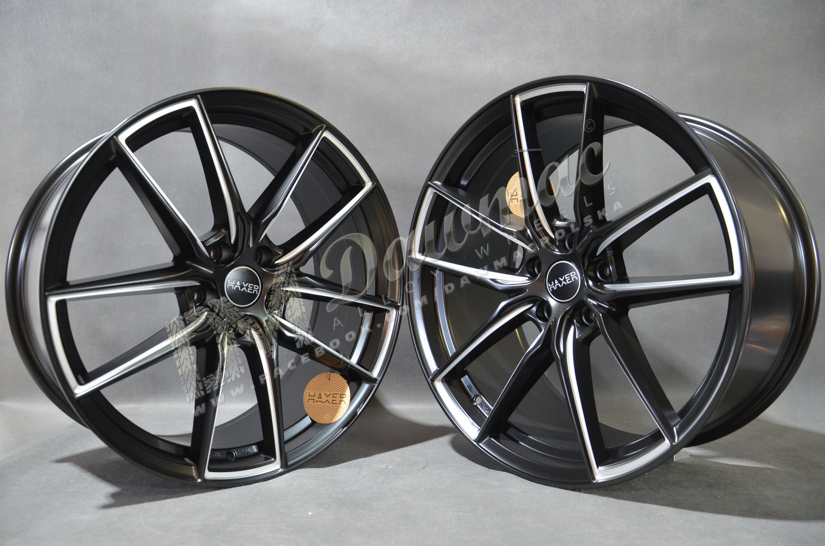 Haxer HX045 20" 8,5J ET25 + 9,5J ET40 5x112 BLHM - obrazek 3