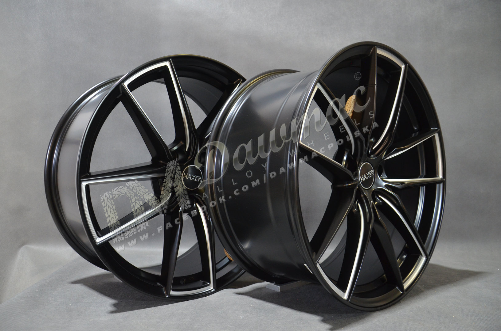 Haxer HX045 20" 8,5J ET25 + 9,5J ET40 5x112 BLHM - obrazek 4