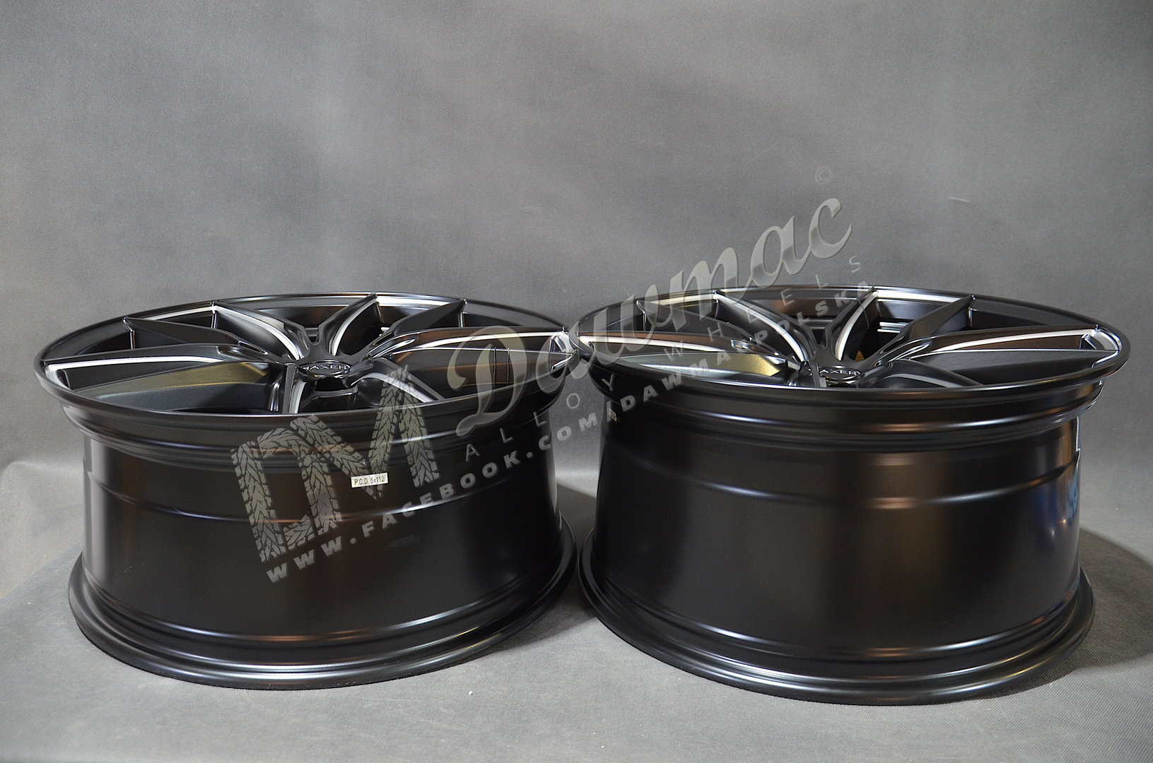 Haxer HX045 20" 8,5J ET25 + 9,5J ET40 5x112 BLHM - obrazek 7