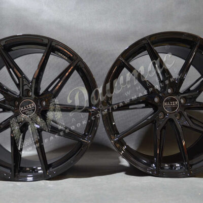 Haxer HX08F 20" 9J ET25 + 10,5J ET42 5x112 Gloss Black
