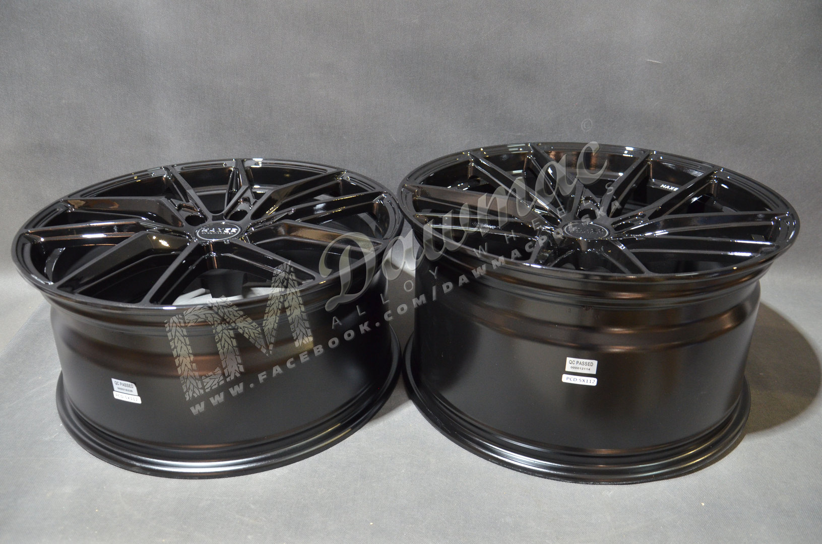 Haxer HX08F 20" 9J ET30 + 10J ET31 5x120 Gloss Black - obrazek 7