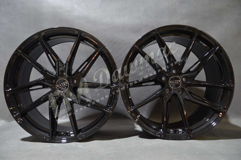 Haxer HX08F 21" 9J ET28 + 10,5J ET42 5x112 Gloss Black