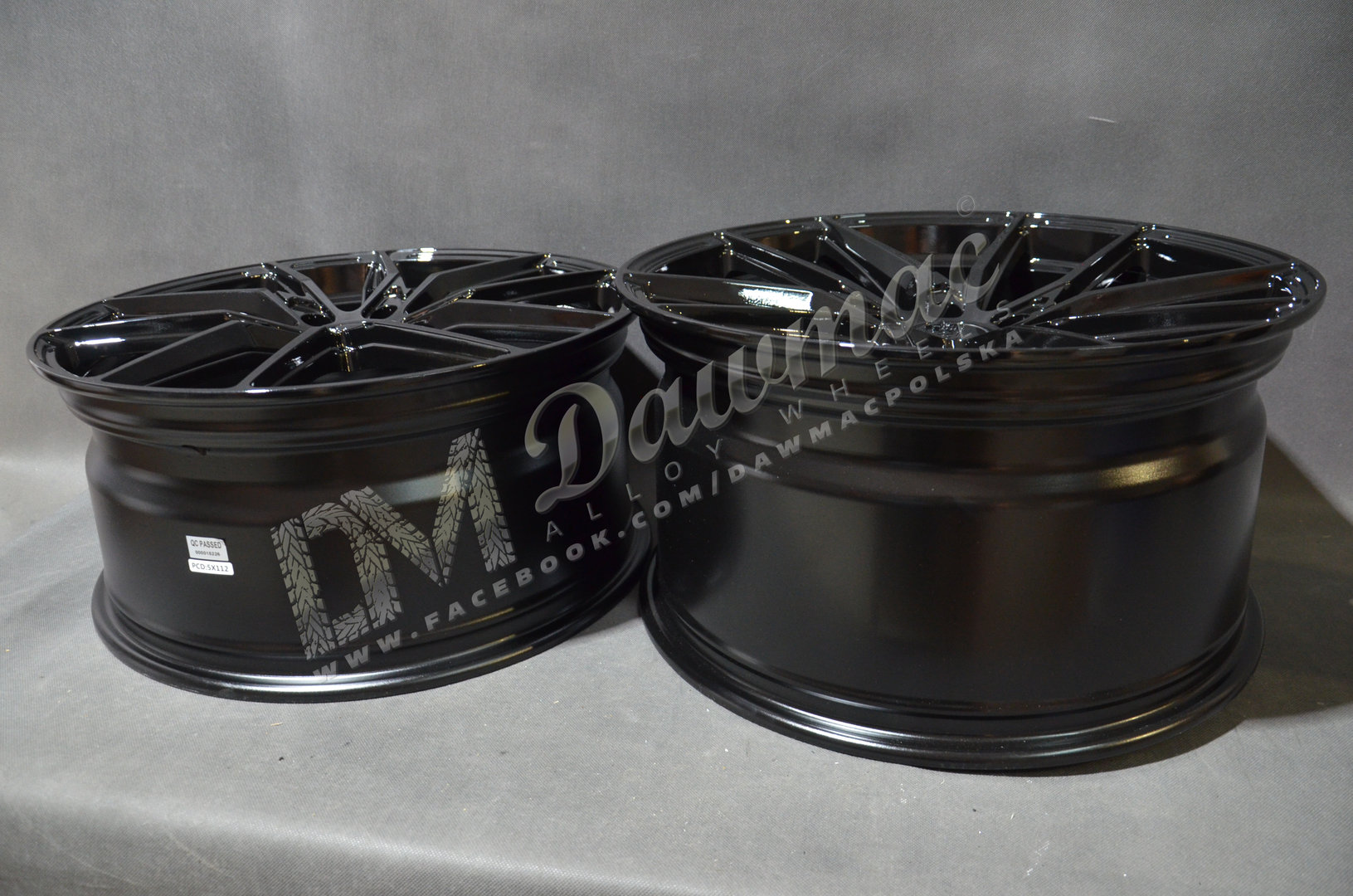 Haxer HX08F 21" 9J ET28 + 10,5J ET42 5x112 Gloss Black - obrazek 7