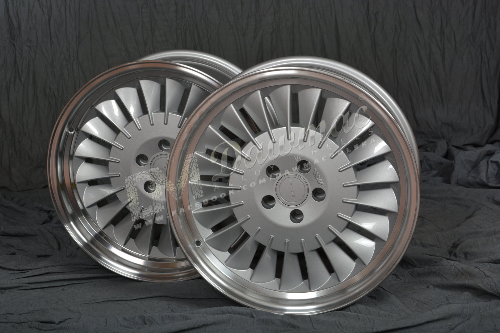 ISPIRI CSR1D 18" 8,5J ET35 5x100 Pure Silver Polished Lip - obrazek 4