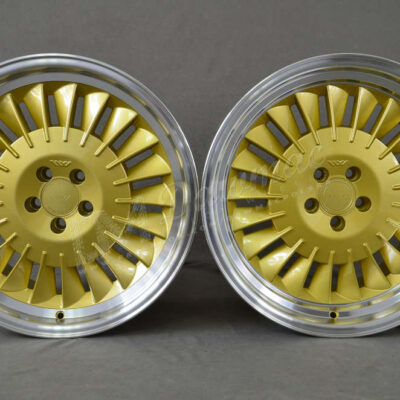 ISPIRI CSR1D 18" 8,5J ET35 + 9,5J ET35 5x100 Vintage Gold Polished Lip