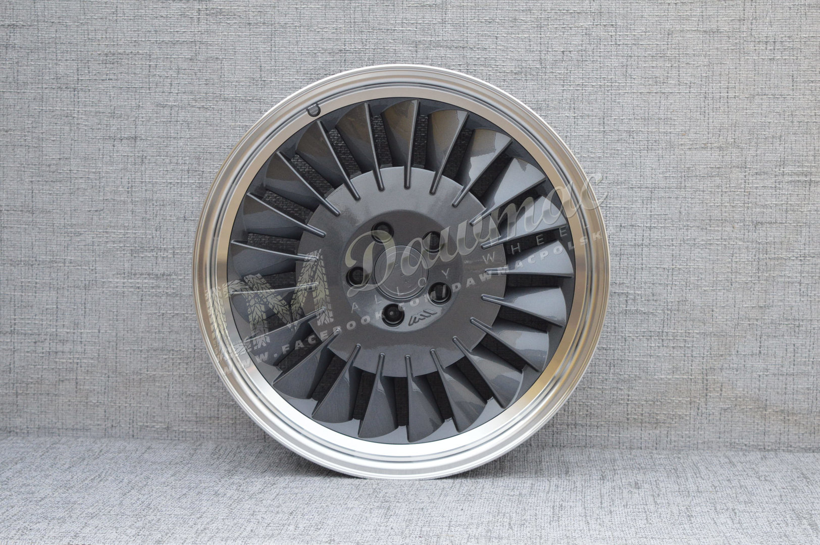 ISPIRI CSR1D 18" 8,5J ET42 5x112 Carbon Graphite Polished Lip - obrazek 2