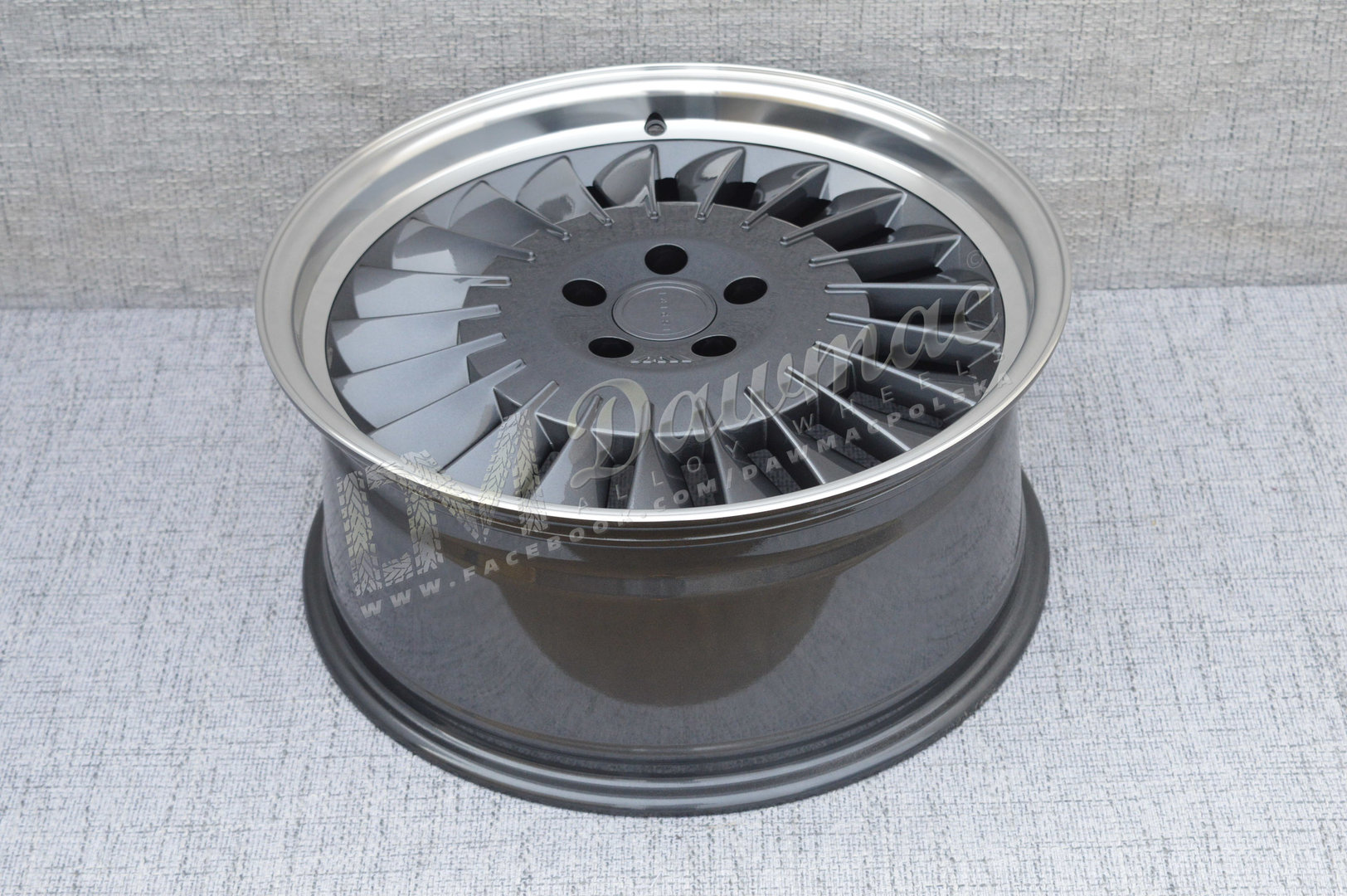 ISPIRI CSR1D 18" 8,5J ET42 + 9,5J ET42 5x112 Carbon Graphite Polished Lip - obrazek 5