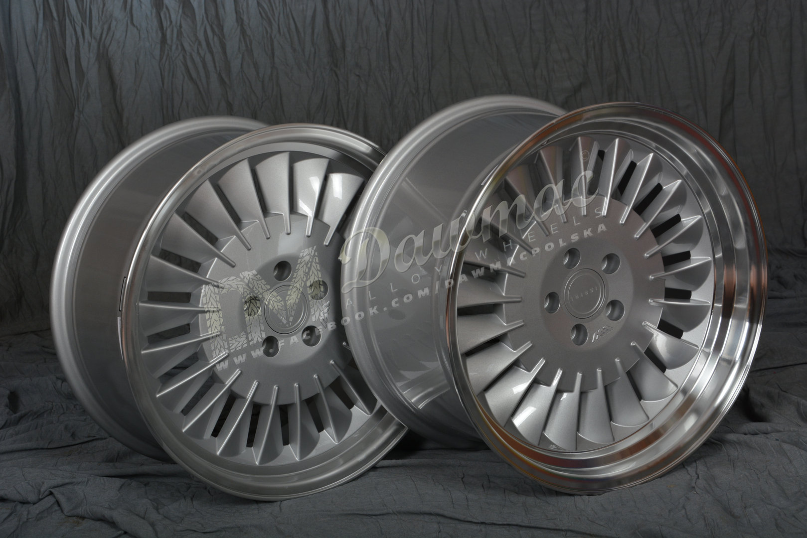 ISPIRI CSR1D 18" 9,5J ET42 5x112 Pure Silver Polished Lip - obrazek 3