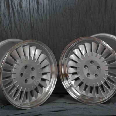 ISPIRI CSR1D 19" 8,5J ET42 + 10J ET42 5x112 Silver Polish Lip