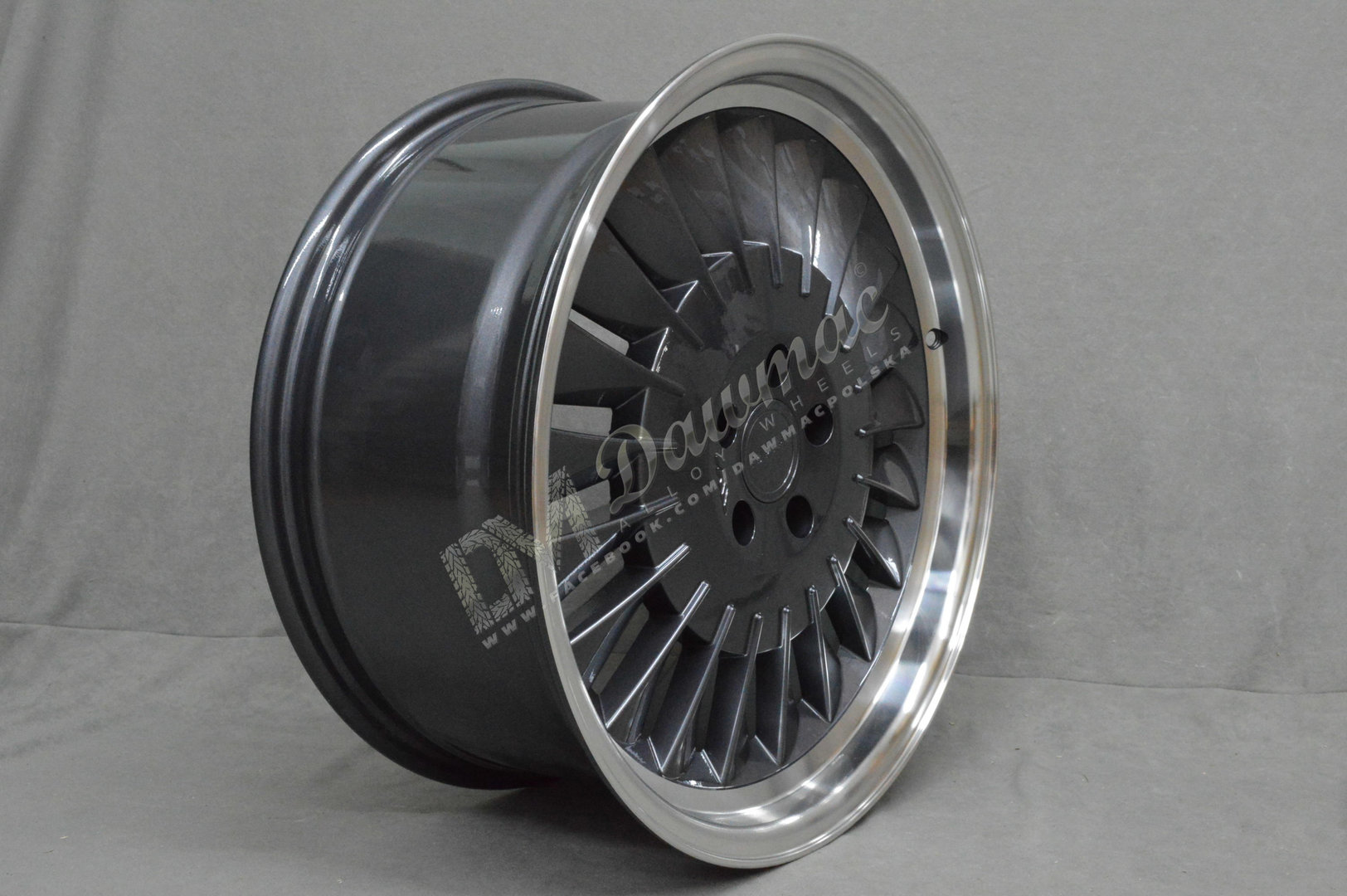 ISPIRI CSR1D 19'' 8,5J ET42 5x112 Carbon Graphite / Polish Lip - obrazek 3