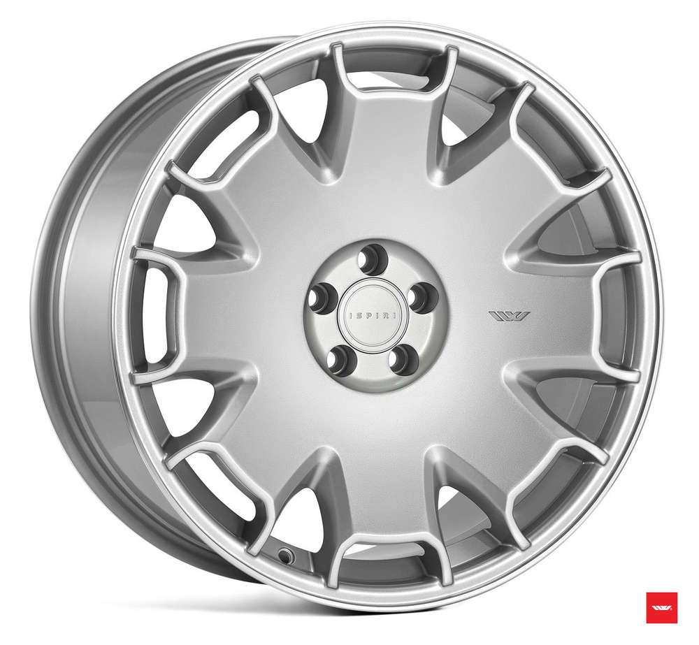 ISPIRI CSR2 19" 8,5J ET32 + 9,5J ET42 5x112 Pure Silver Polished Lip