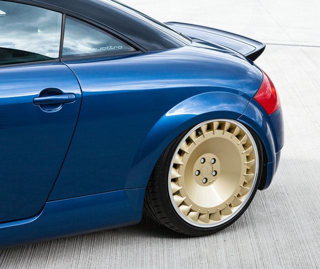 ISPIRI CSRD TF 18" 8,5J ET35 5x100 Vintage Gold Polished Lip - obrazek 4