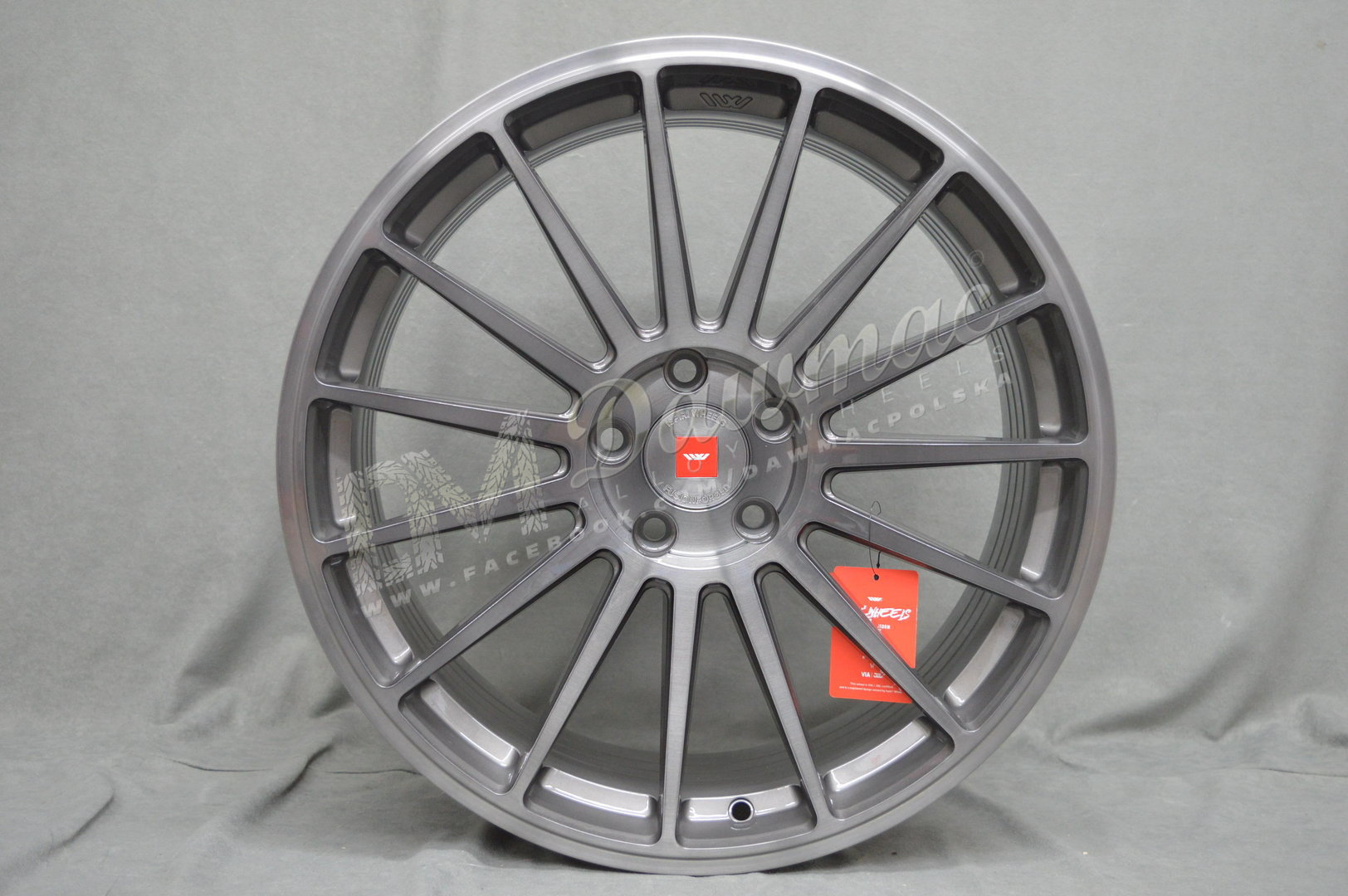 ISPIRI FFP2 20" 9,5J ET20 + 10J ET45 5x120 Carbon Grey Brushed - obrazek 2