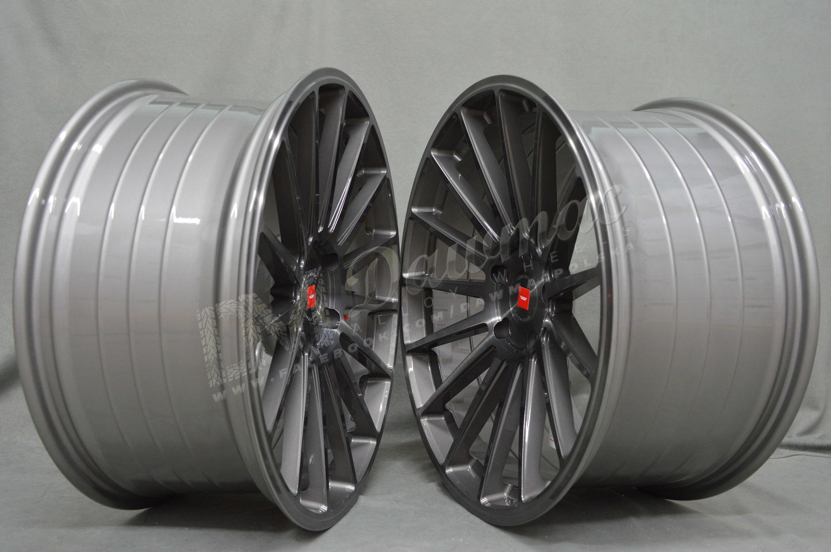 ISPIRI FFP2 20" 9J ET35 + 10J ET45 5x120 Carbon Grey Brushed - obrazek 3