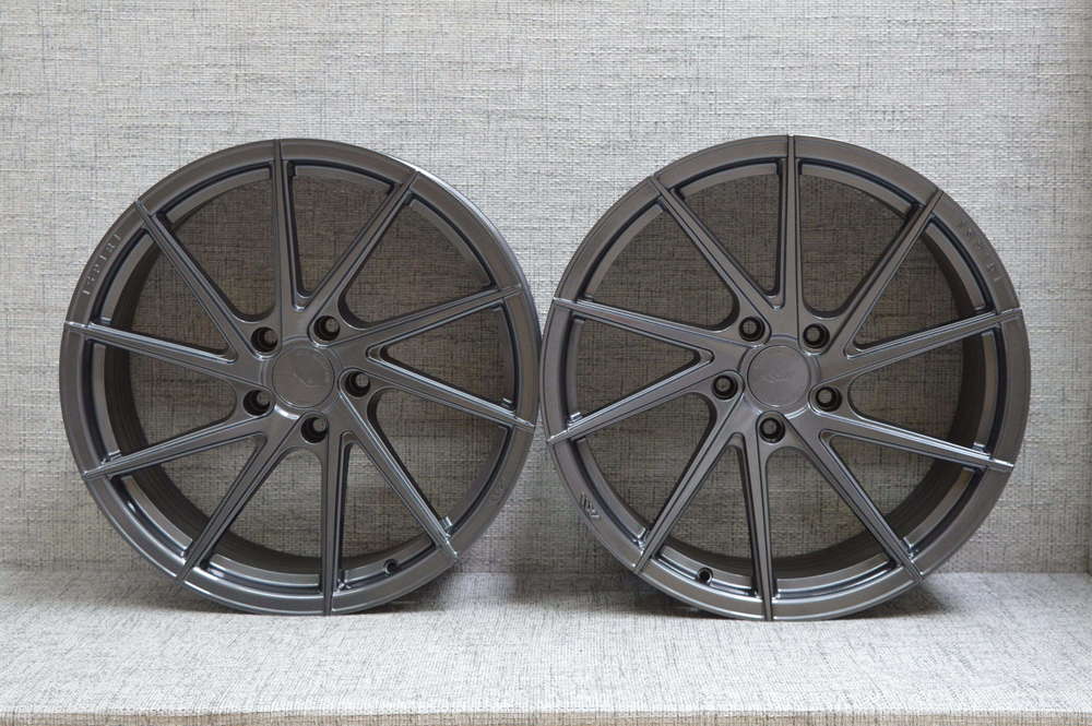 ISPIRI FFR1D 19" 9J ET35 + 10J ET42 5x120 Carbon Graphite