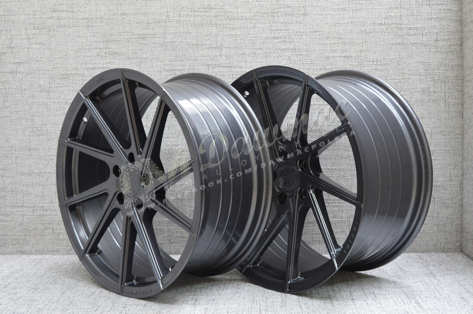 ISPIRI FFR1D 20" 8,5J ET35 + 10,5J ET42 5x120 Carbon Graphite - obrazek 4