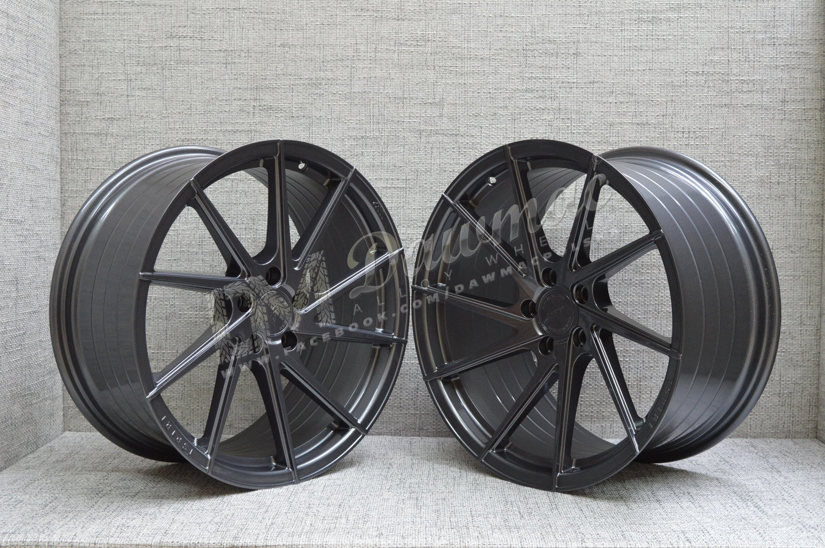 ISPIRI FFR1D 20" 9,5J ET25 + 11J ET40 5x120 Carbon Graphite - obrazek 3