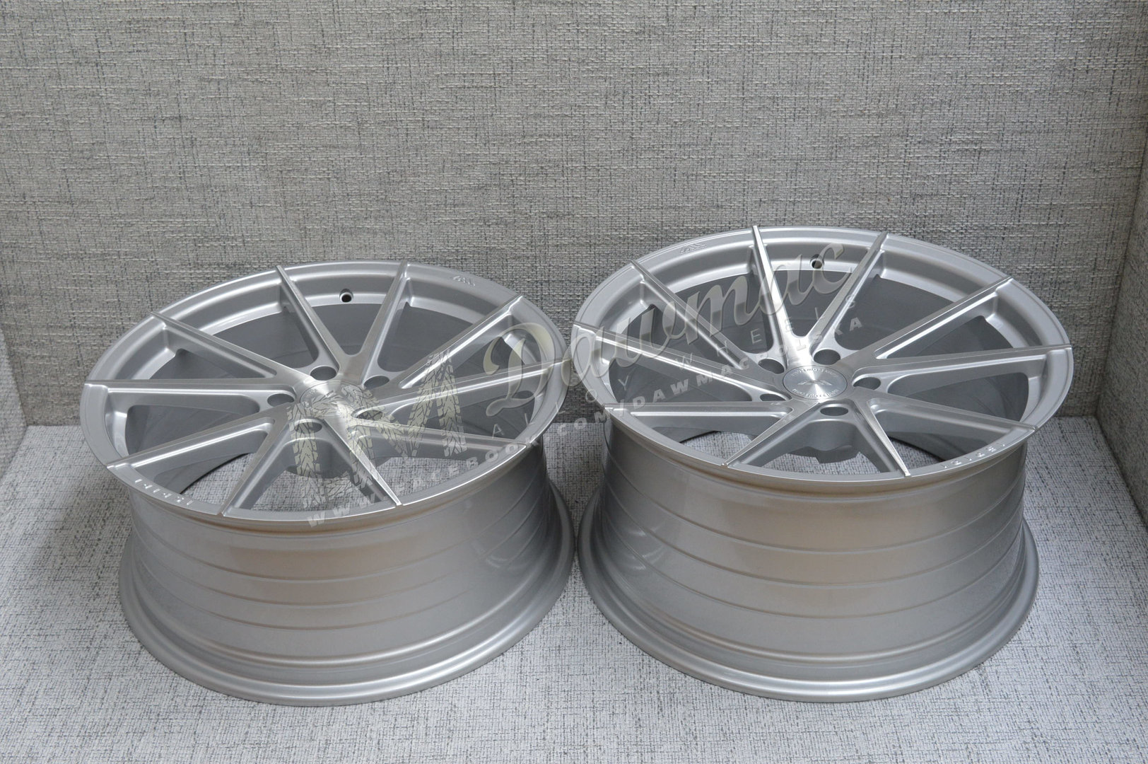 ISPIRI FFR1D 20" 9J ET35 + 10,5J ET30 5x120 Pure Silver Brushed - obrazek 6