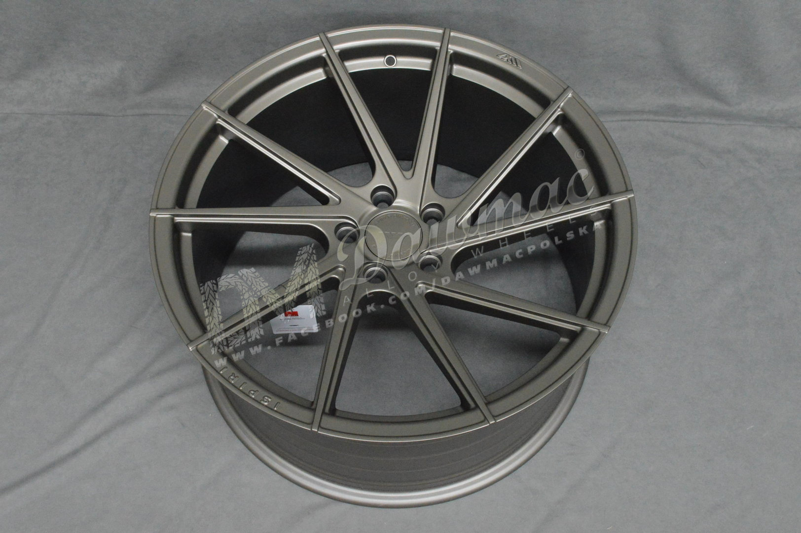 ISPIRI FFR1D 21" 10,5J ET30 5x112 Matt Carbon Bronze - obrazek 5